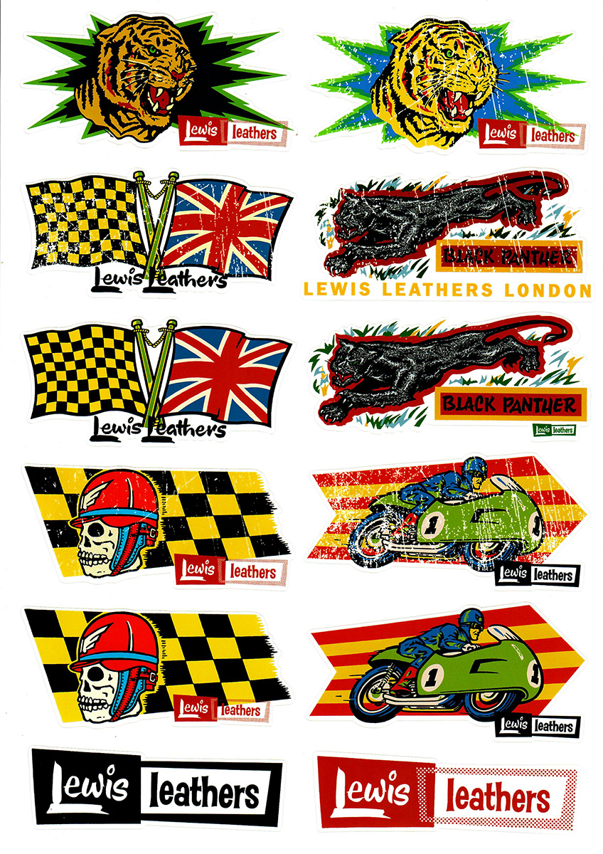 Lewis Leathers / Slick Transfers' Vinyl Stickers
